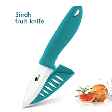 Ceramic Knife Set 3, 4, 5, 6 inch Kitchen Knife Set w/Fruit Vegetable peeler