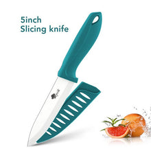 Ceramic Knife Set 3, 4, 5, 6 inch Kitchen Knife Set w/Fruit Vegetable peeler