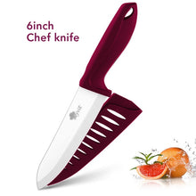 Ceramic Knife Set 3, 4, 5, 6 inch Kitchen Knife Set w/Fruit Vegetable peeler