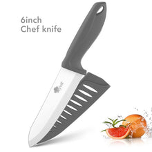 Ceramic Knife Set 3, 4, 5, 6 inch Kitchen Knife Set w/Fruit Vegetable peeler