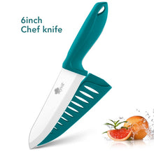 Ceramic Knife Set 3, 4, 5, 6 inch Kitchen Knife Set w/Fruit Vegetable peeler
