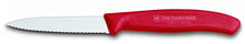 3" Wavy Paring Knife Red Handle Fibrox