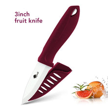 Ceramic Knife Set 3, 4, 5, 6 inch Kitchen Knife Set w/Fruit Vegetable peeler