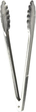 Winco Coiled Spring Utility Tong Extra Heavyweight Stainless Steel, 16-Inch